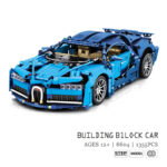 Assembling 1:14 DIY Toy Model Bricks Luxury Speed Super Racing Assembling Building Block Car Kids Plastic Toy Car