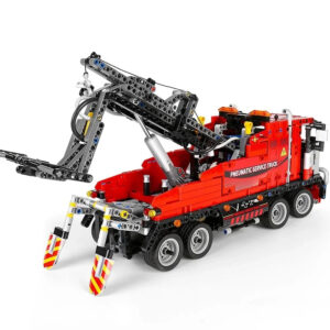Construction Brick Kids App Control Rc Motorized Tow Truck Set Engine Blocks Assembly Children Electric Car